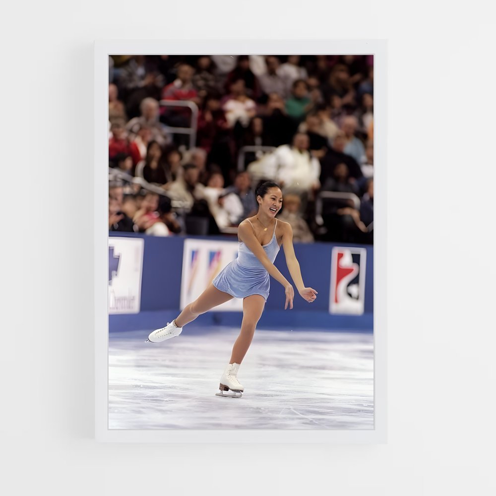 Poster Michelle kwan tournée – affiche Patinage artistique (vue 3)